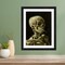 Skull of a Skeleton with Burning Cigarette by Vincent Van Gogh Framed Fine Art Print